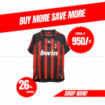 2006/2007 Ac Milan Champions League Final Retro Jersey Home & Away